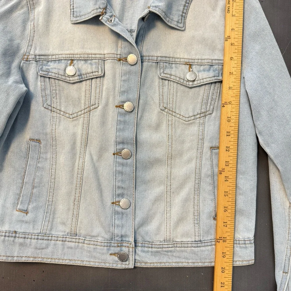 Ci Sono Denim Collection Jean Jacket Light Blue - Stretch Large‎